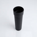 63mm Diameter Gutter Outlet Spigot Extender — Textured Black