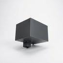 Aluminium Hopper Head 300×250×200mm for 72×72mm Pipe (view 2)