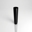 Aluminium Flush Joint Downpipe Sample — RAL 9005 / 63mmØ