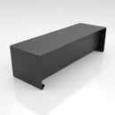 Aluminium Coping Stop End – Secret Fix 75mm (view 2)