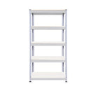 Rapid 1 galvanised shelving bay with 5 melamine shelves