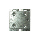 Rapid 1 tie plates pack of 4 – galvanised finish