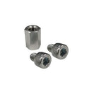 Rapid 1 and Rapid 2 shelving bay row spacer kit with socket-head cap screws
