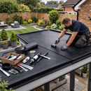Orangery EPDM Rubber Roof Kit – Complete Flat Roof System for Orangery & Extension Roofs – Durable Waterproof Membrane