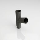 76mm Diameter Flush Joint Downpipe Branches — RAL 7022 / 112.5 Degrees
