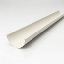Half Round Aluminium Gutter 125mm x 3m Marine Grade — RAL 9010