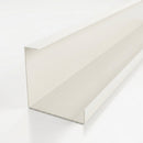 L Return Aluminium Fascia Board 30mm – 3m — RAL 9010