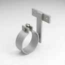 Adjustable Aluminium Pipe Clip 63mm Diameter — RAL 9006
