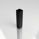Aluminium Flush Joint Downpipe Sample — RAL 9005 / 72x72mm