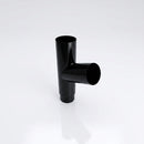76mm Diameter Flush Joint Downpipe Branches — RAL 9005 / 112.5 Degrees
