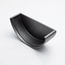 Half Round Aluminium Gutter Stop End - 125mm (view 2)