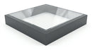 Flat Glass Square Rooflight 500x500mm to 1100x1100mm - Double Glazed, Kerb