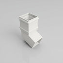 Traditional Aluminium Downpipe Bends 72x72mm – 92.5° & 112.5° — RAL 9016 / 112.5 Degrees