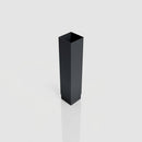Aluminium Flush Joint Downpipe Sample — RAL 7016 / 72x72mm