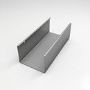 Aluminium Box Gutter Sample — 150mm Profile (view 2)