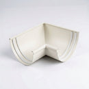 Half Round Aluminium Gutter Angle 135° - 125mm — RAL 9010