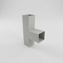 72x72mm Flush Joint Downpipe Branches — 92.5° & 112.5° — RAL 7035 / 92.5 Degrees