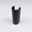 76mm Diameter Aluminium Downpipe Access Plate — RAL 9005