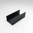 Aluminium Box Gutter Length 135×100mm 3m Marine Grade — RAL 7021