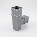 72x72mm Traditional Square Aluminium Downpipe Branches (view 2)