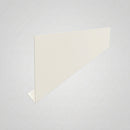 Aluminium Fascia Board Sample — RAL 9010 / 'V' Return