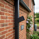 72x72mm Flush Joint Downpipe Branches — 92.5° & 112.5° — RAL 7016 / 112.5 Degrees (in use)