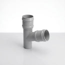 63mm Diameter Traditional Downpipe Branches 92.5° & 112.5° — RAL 9006 / 112.5 Degrees