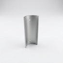 63mm Diameter Aluminium Downpipe Access Plate — RAL 9006