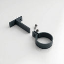 Adjustable Aluminium Pipe Clip 63mm Diameter — RAL 7016