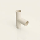76mm Diameter Flush Joint Downpipe Branches — RAL 9010 / 92.5 Degrees