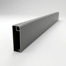 U Return Aluminium Fascia Board 30x25mm – 3m Length — RAL 7037