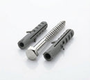 M8 x 70mm Hex Head Coach Screws, Stainless Steel (50) — RAL 7037
