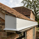 L Return Fascia Board Angle Covers – Aluminium Corner Fascia — RAL 7035 / 135 Deg External Angle (in use)