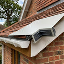 Aluminium Coping Angles 90° – Secret Fix Polyester Powder Coated — RAL 7035 (in use)