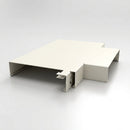 Aluminium Coping T-Junction – Secret Fix Wall Detail — RAL 9010