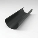 Half Round Gutter Sample – Aluminium — RAL 7021