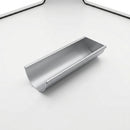 Aluminium Gutter Sample - Standard Profile — RAL 9006