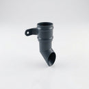 Traditional Aluminium Downpipe Shoe 63mm Diameter — RAL 7016