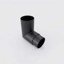 76mm Diameter Flush Joint Aluminium Downpipe Bends — RAL 7021 / 92.5 Deg