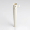 Aluminium Downpipe Length Eared Socket 63mm Dia x 3m — RAL 9010