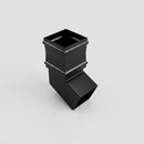 Traditional Aluminium Downpipe Bends 72x72mm – 92.5° & 112.5° — RAL 9005 / 112.5 Degrees