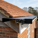 Aluminium Coping Angles 90° – Secret Fix Polyester Powder Coated — RAL 9005 (in use)