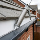 Low Modulus Silicone Sealant for Gutters 380ml Grey — RAL 7036 (in use)