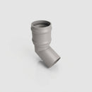 76mm Diameter Traditional Aluminium Downpipe Bends 92.5° & 112.5° — RAL 7036 / 112.5 Degrees
