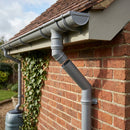 Traditional Adjustable Swanneck 63mm Diameter Aluminium Downpipe
