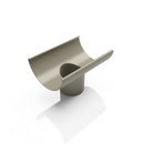Half Round Aluminium Gutter Outlet 76mm – Marine Grade — RAL 7036