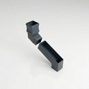 72x72mm Aluminium Adjustable Swanneck Offset — RAL 7016