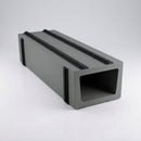 Aluminium Coping Fixing/Joint Brackets 1500mm Centres — RAL 7037