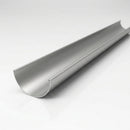 Half Round Aluminium Gutter 125mm x 3m Marine Grade — RAL 9006