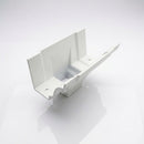 Moulded Ogee Gutter Outlet 72×72mm – 125×100mm Connection — RAL 9016